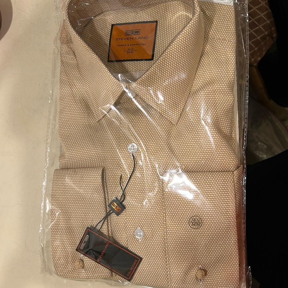A brand new elegant maple brown shirt